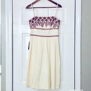 Ann Taylor Off White Spaghetti Strap Dress-Size 4